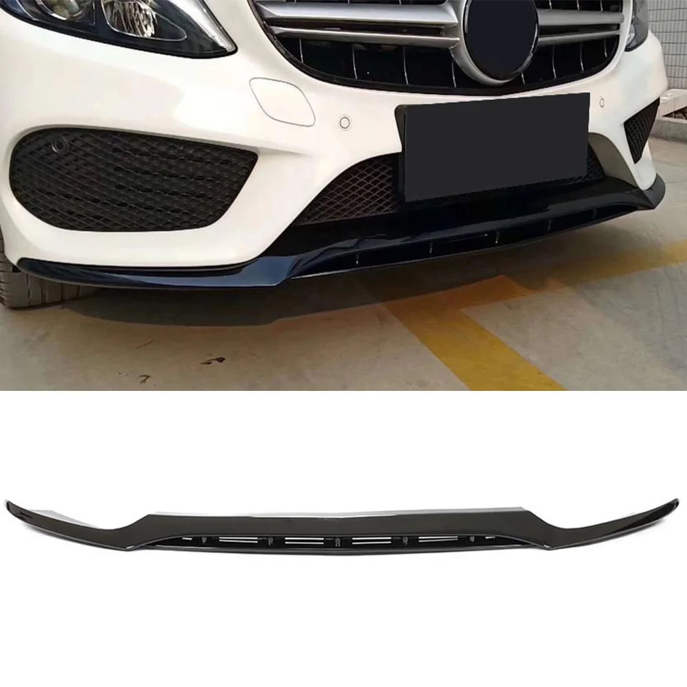 W205 C43 автомобильный передний бампер спойлер для Mercedes Benz C Class Sport AMG 2015 2018 PP передние