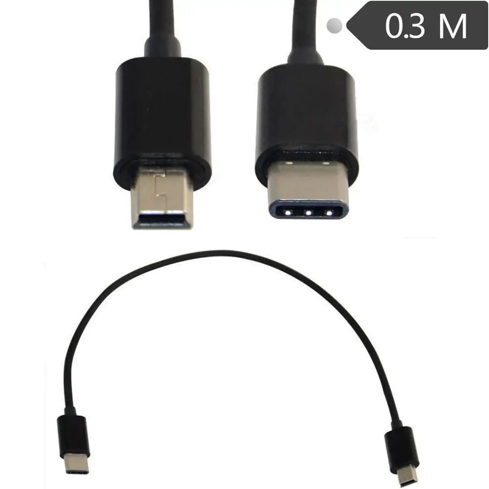 Кабель питания со штекером USB 3 1 типа C на мини-USB 2 0 кабель синхронизации данных 25 м