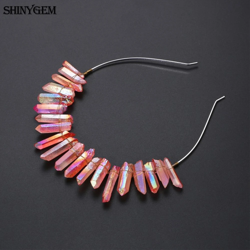 Женские свадебные тиары и короны ShinyGem диадемы с синими/белыми/красными