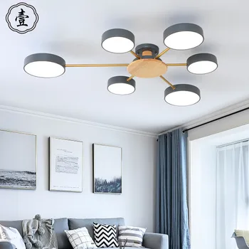 

nordic lamparas de techo colgante moderna ceiling chandelier living room decoration Living Room lighting light