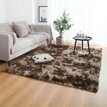 Серый градиент галстук окрашивание плюшевые мягкие ковры Противоскользящие коврики для спальни водопоглощающие ковры коврики для гостиной A001D