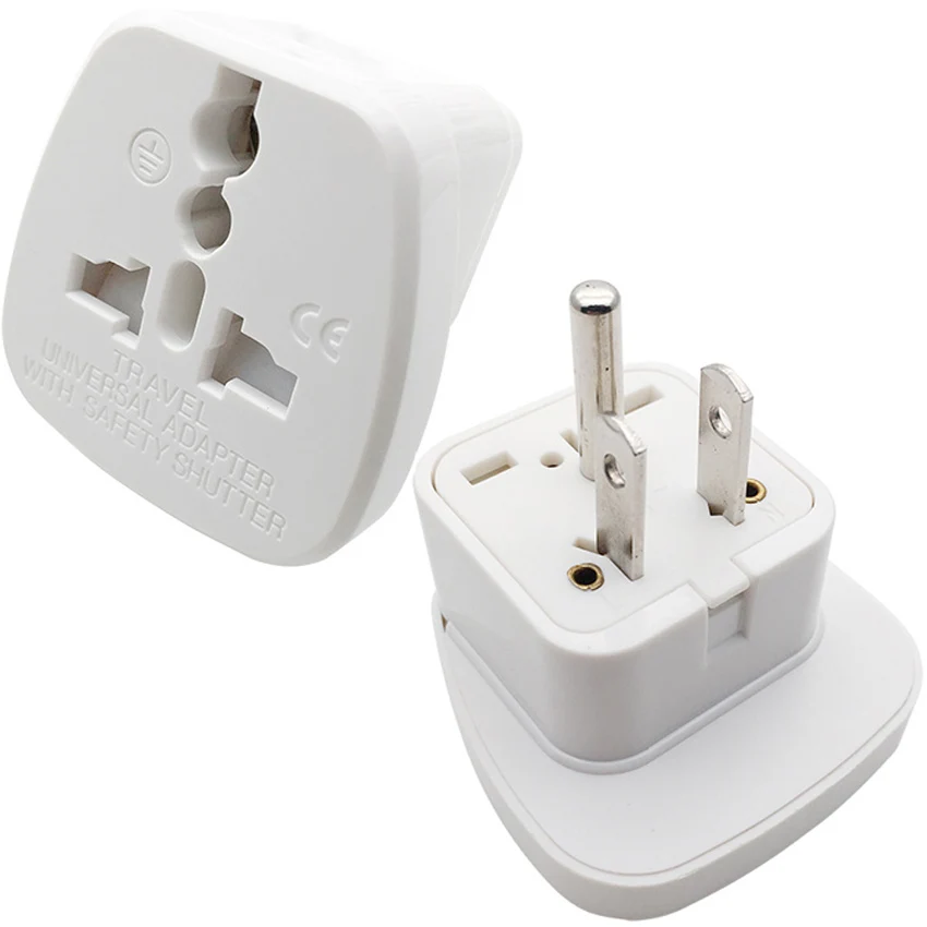 Power Strip Plug Adapter Electrical Socket Power Socket Power Plug Adapter Universal American AU EU UK swiss italy to US Travel Adapter Plug Japan Canada Thailand Electrical Power Convert Plug Type B