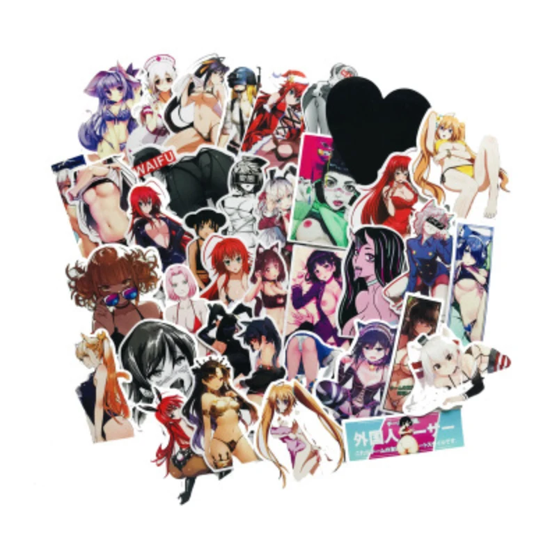 100Pcs Sexy Maid Cartoon Bunny Girl Sticker For Snowboard Laptop Luggage Cart Refrigerator DIY Style Vinyl Home Decoration