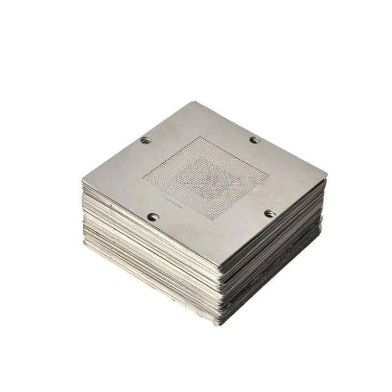 10pcs 27 개/대 90*90mm BGA 범용 스텐실 노트북 재 작업 IC 칩 Reballing 키트 사용