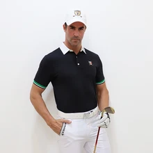 Новинка, Мужская футболка, ограниченная серия, короткий рукав, та же модель, что и знаменитый Гольф ЕР, PLAYEAGLE, полиэстер, мужские футболки для гольфа