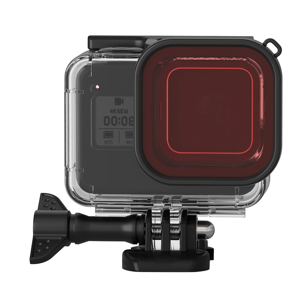 Для GoPro Hero 8 корпус подводный водонепроницаемый чехол для дайвинга Защитный чехол Корпус крепление для GoPro Hero 8 водонепроницаемый корпус