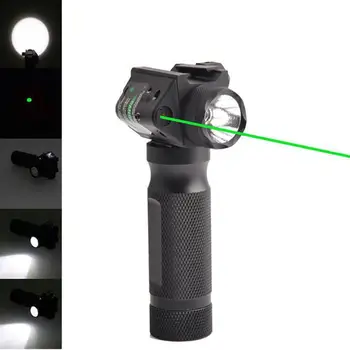 

Green Dot Laser Sight Tactical Hunting LED Flashlight & Red/Green Laser Combo Sight Tactical Gun Torch For 20mm Picatinny Rail