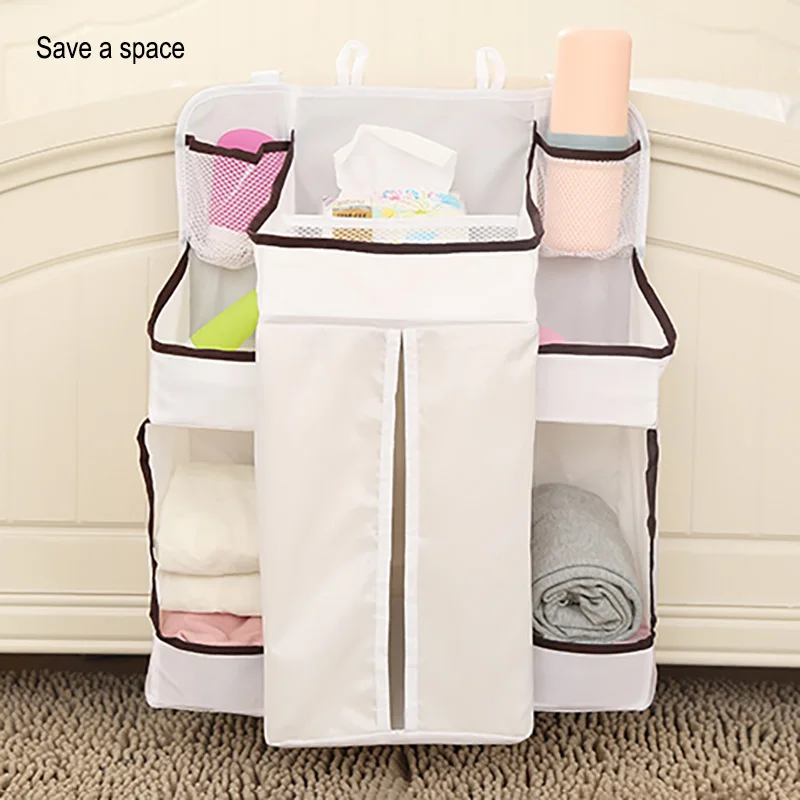 Детский органайзер и детская кроватка бампер органайзер для подгузников для кровати висячая сумка для хранения подгузник для новорожденных Пеленальный столик набор