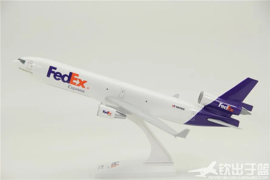 Сборная модель самолета MD11 FedEx грузового ABS Материал 1: 200 авиационные Подарочные