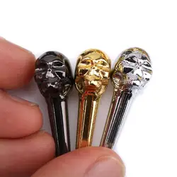 6 pcs Fashion Cool Acoustic Guitar Metal Bridge Pins String Nail Pins Bridge Pin