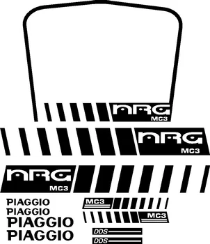 

For Piaggio NRG 2003 MC3 Scooter Moped Decals Stickers Graphics