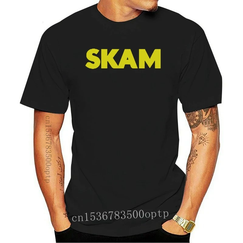 Новинка skam 2021 модная мужская футболка Забавные топы сверхмощный принт летняя с