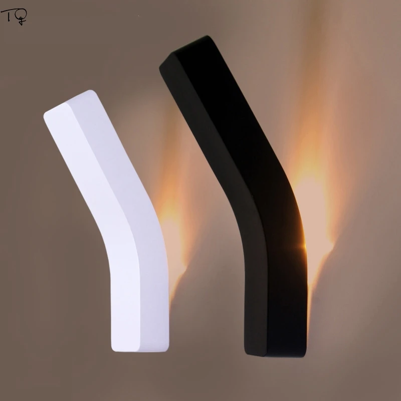 Simple Modern Fashion Wall Lamp Individual Power Box Iron Art Wall Light Corridor Bedroom Living Room Aisle Mirror Front Light