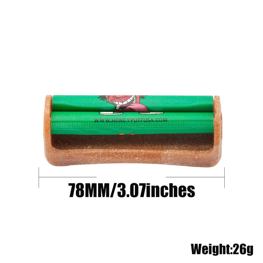 HONEYPUFF Biodegradable Eco Hemp Cigarette Rolling Machine For 78MM Mini Rolling Paper Cigarette Maker Tobacco Roller DIY Tools