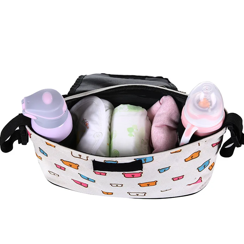 Baby Strollers near me Baby Stroller Organizer Bag Mummy Diaper Bag Hook Baby Carriage Waterproof Large Capacity Stroller Accessories Travel Nappy baby stroller accessories outdoor