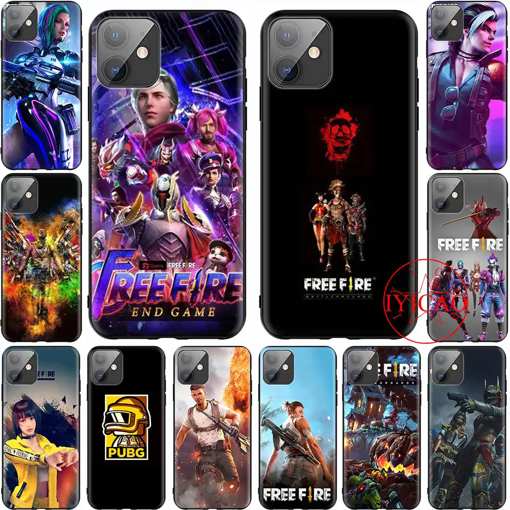 Garena Free Fire Soft Silicon Phone Case For Iphone 5 6 7 8 11 5s 6s 6splus 7plus 8plus Xr Xsmax 11 Max 11 Pro Cover