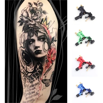 

Durable Equipment Vibrating Aluminum Alloy Tattooists Adjustable Professional Low Noise Body Art Stable Tattoo Machine Compact