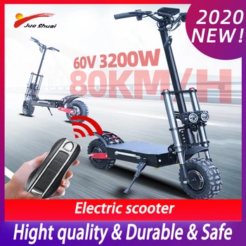 Billig Faltbare 11inch 60v 3200w Elektrische Roller 80 Km/h Max Geschwindigkeit Fern Escooter Hoverboard Patinete Electrico Erwachsene E Roller