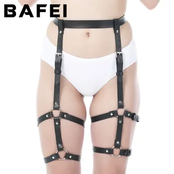 

BAFEI Leather Leg Garter Harness Body Strap Harness Belt Garters Belts For Women's Lingerie Body Sexy Costumes Suspender Fetish