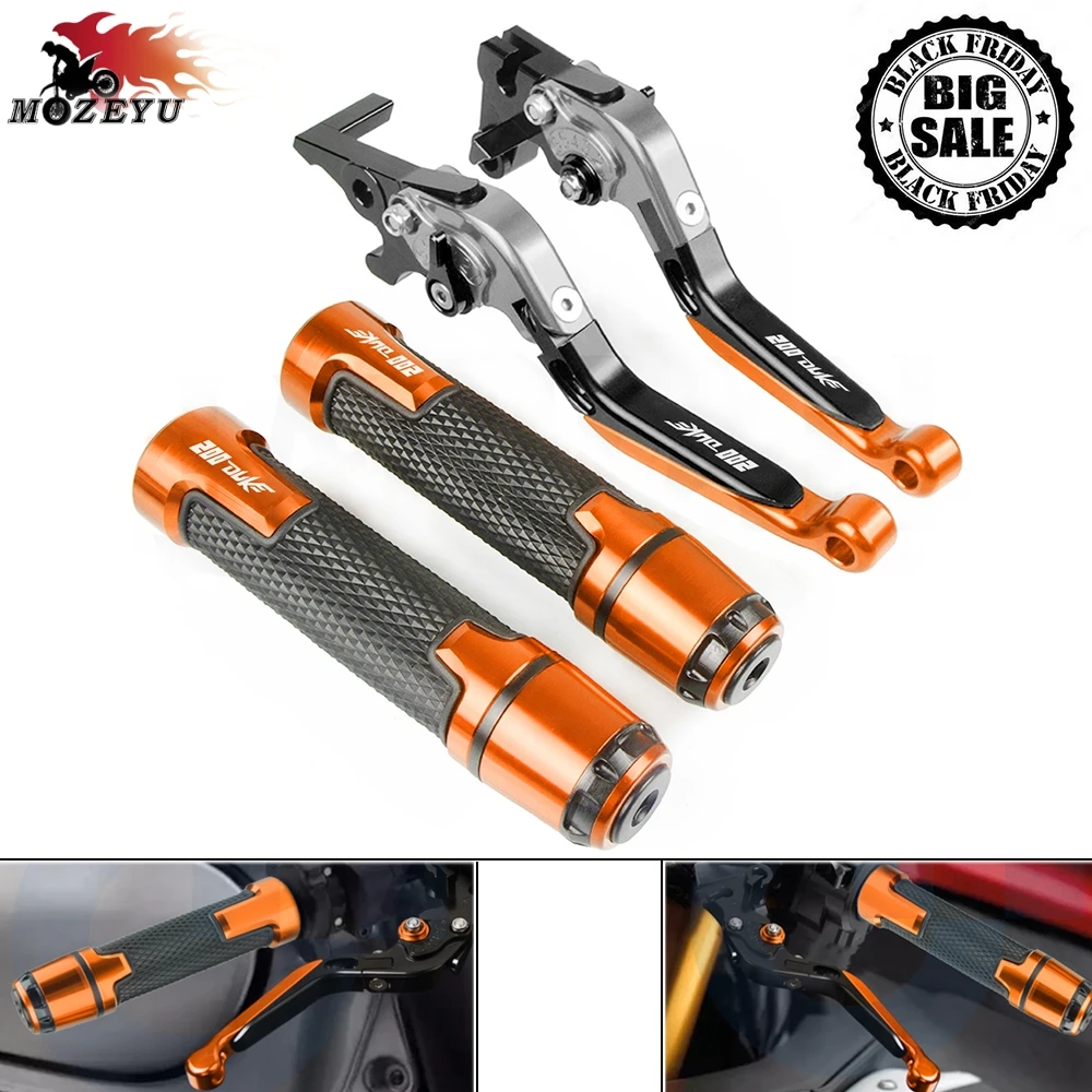 

For KTM 200 duke DUKE 200 2014-2015 DUKE 250 390 2013-2016 2015 2014 Motorcycle Brake Clutch Lever and Handle bar Grips Handbar