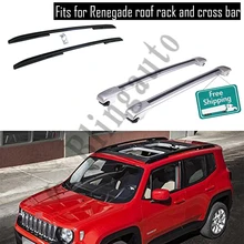 4 шт. алюминиевый передний задний левый правый багажник на крышу перекладина рельс крест подходит для J-e-p Renegade