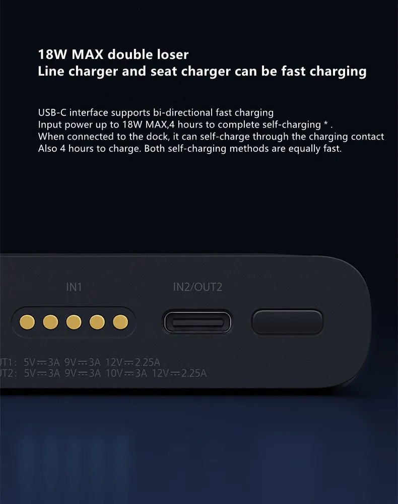 Xiaomi Wired Wireless Power bank 30W 10000mAh - WPB25ZM - Gadgetoo.Com.bd
