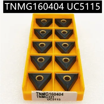 

10PCS TNMG160404 UC5115 High Quality Carbide Inserts External Turning Tools Metal Turning Tools Machine Tool Parts Lathe Tool