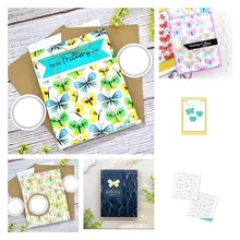 

Butterfly Animal Sprout Metal Cutting Dies Stamp Stencil Scrapbooking Diary Decorate Diy Greeting Card 2021 new arrival
