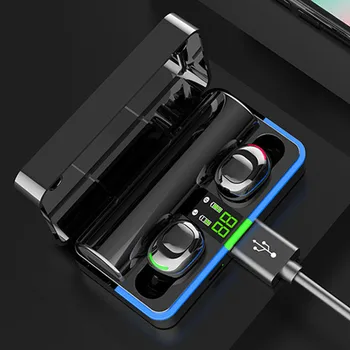 

Tws Wireless Headphone Bluetooth 5.0 Earphone Mini USB Earbuds Sports Gaming Headset In Ear With Charging Box For Phone Earphone