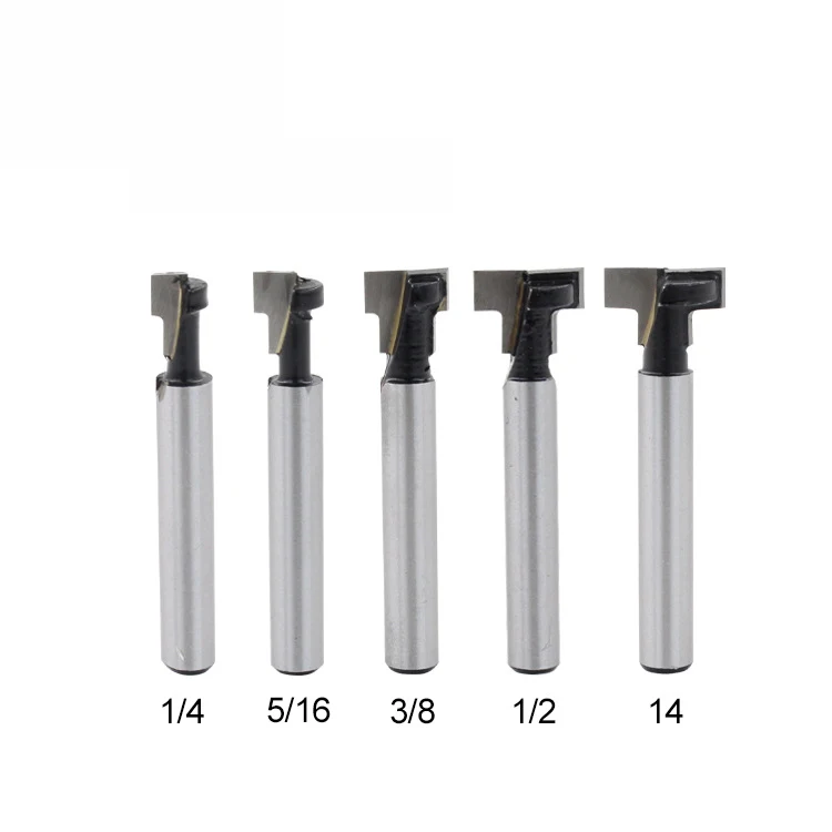 

Нож для замочной скважины с ручкой 1/4 дюйма, 5 шт., Т-образный нож для деревянной фоторамки, 1/4, 5/16, 3/8, 1/2, 14