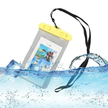 

Outdoor Swimming Waterproof Bag Pvc Mobile Phone Pouch Cell Phone Case HD Double Transparent For Swim Diving Surfing Beach Use