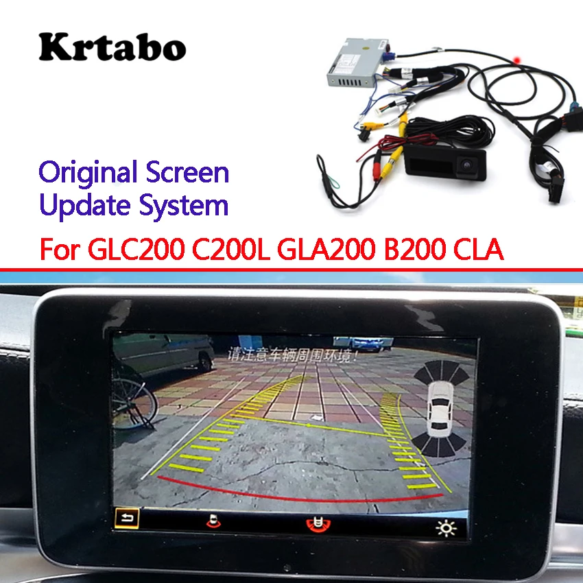 

For Mercedes Benz GLC200 C200L GLA200 B200 CLA Original Adapter Screen TR Powerful display backup camera decoder
