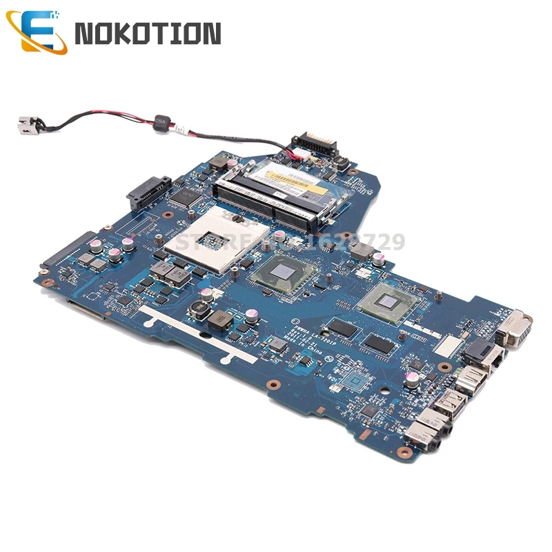 NOKOTION PWWHA LA-7201P K000124390 основная плата для ноутбука Toshiba Satellite C660 материнская плата HM65 DDR3 315M GPU