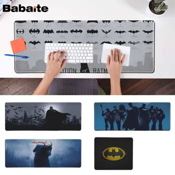 

Babaite Boy Gift Pad Hot Sales Batman Rubber Mouse Durable Desktop Mousepad Free Shipping Large Mouse Pad Keyboards Mat