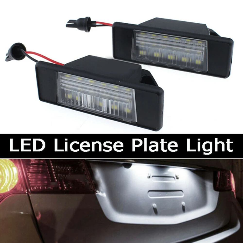 12V 18LED 6000K фонарь освещения номерного знака огни для Nissan хакер Qijun Sunshine марта