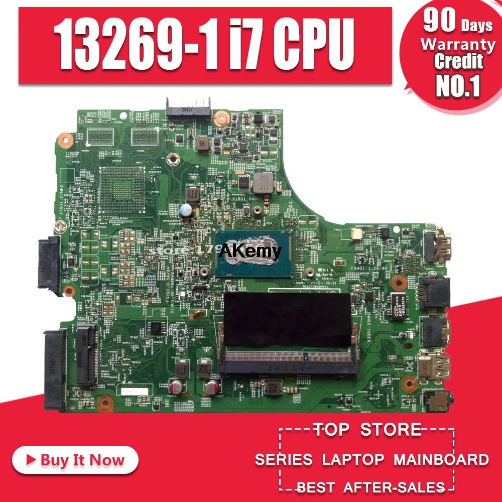 13269-1 для dell 3542 dell 3442 dell 3543 5749 3443 материнская плата 13269-1 ПРБ FX3MC REV A00 материнская плата I7 работы ГМ