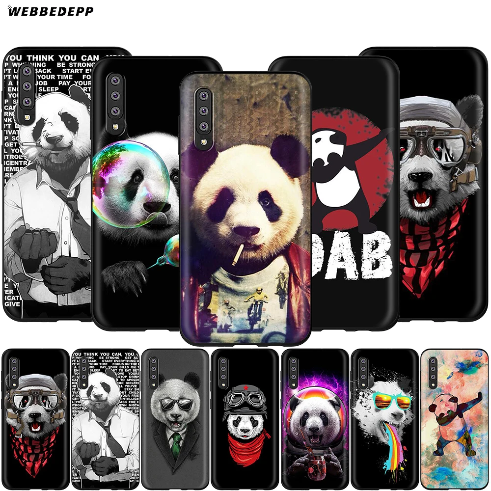 Webbedepp панда Dab чехол для Samsung Galaxy A2 J4 J6 J7 Duo J8 Core Prime 2018 A20E A70S | Мобильные телефоны и