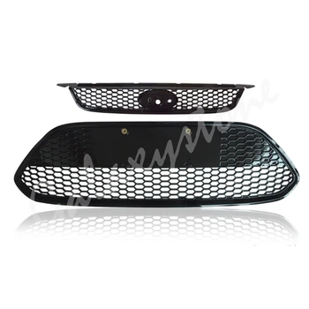 

For Ford Focus Hatchback Sedan 2009 2010 2011 2012 Front And Lower Grille Bumper Honeycomb