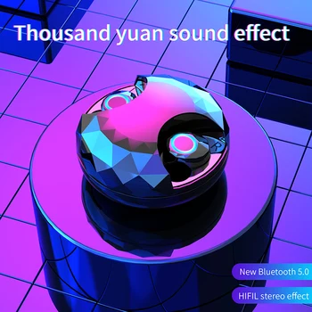 

New Wireless Bluetooth Headphones Charging Compartment Touch Binaural TWS Rotating Open Cover Cluetooth Bluetooth Earphone