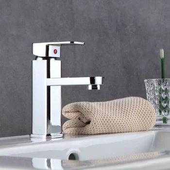 

Modern Bathroom Basin Sink Tap Faucet Zinc Alloy For Hot&Cold Water+Hose Single Lever Handle Faucet