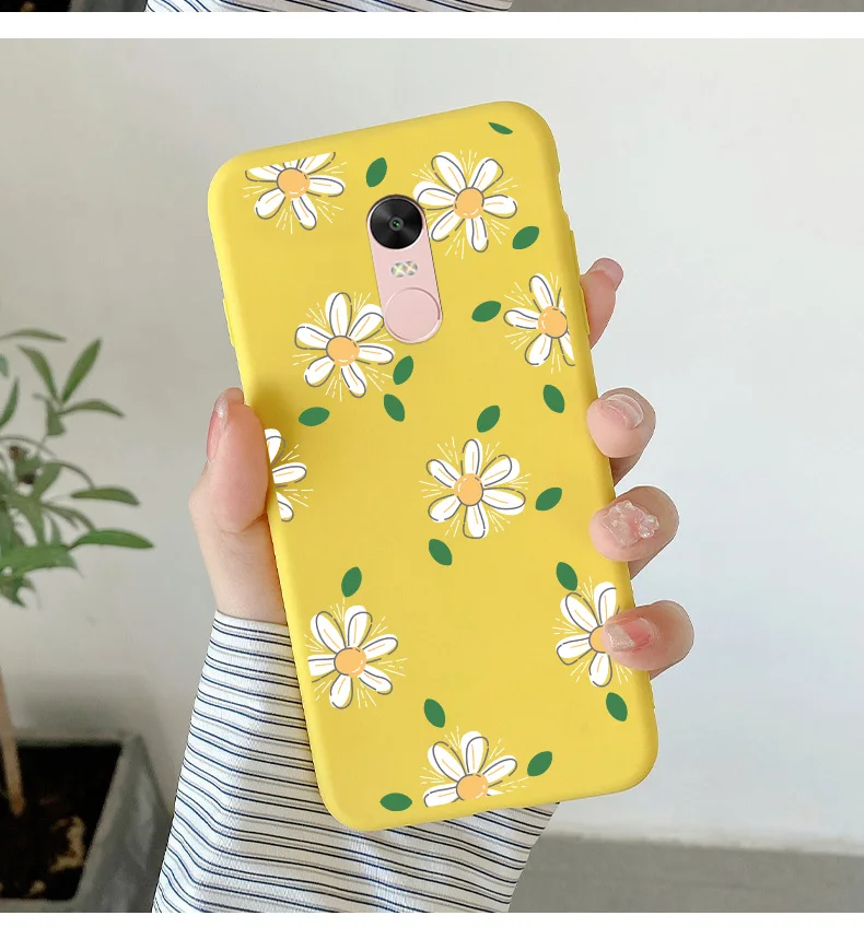 Matte Silicone Soft TPU Shell For Xiaomi Redmi Note 4 4x Note 5Pro Note 5A Cartoon Butterfly Shell For Redmi Note5a Phone Cover cell phone lanyard pouch