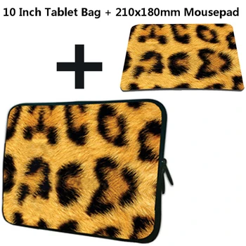 

Leopard 210x180mm Gaming Mousepad With Universal 10 Inch Tablet Netbook Cover For Samsung Tab A 10.1 iPad Air 3 Lenovo Asus Case