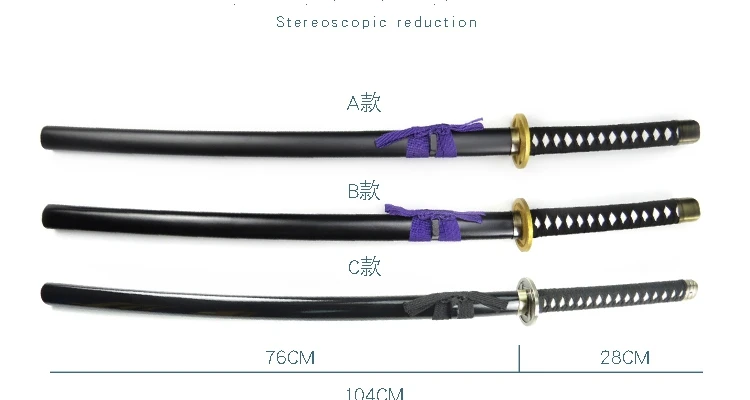 Touken Ranbu онлайн подсвечник Пикачу деревянный меч игровой персонаж косплей сценический реквизит самурайские мечи