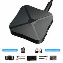 2 в 1 настоящий стерео Bluetooth 4,2 приемник передатчик Bluetooth беспроводной адаптер аудио с 3,5 мм AUX для домашнего ТВ автомобиля MP3 ПК