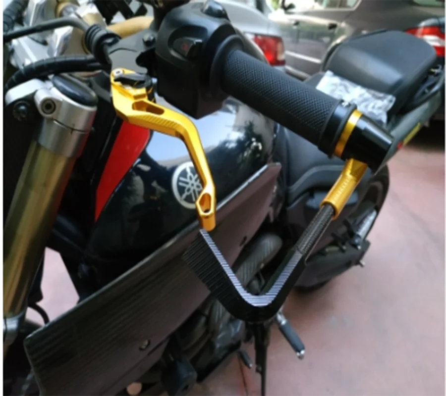 Универсальный мотоциклетный наручник для kawasaki CNC Алюминиевый тормоз сцепления передач педаль Рычаг защиты для mt07 mt09 mt10 msx 125