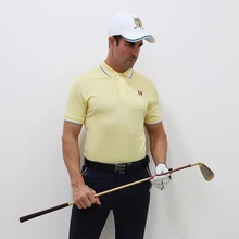 Модная мужская рубашка поло для гольфа, перламутровая ткань, дышащая, мужская, тонкая, хорошее качество, спортивная одежда