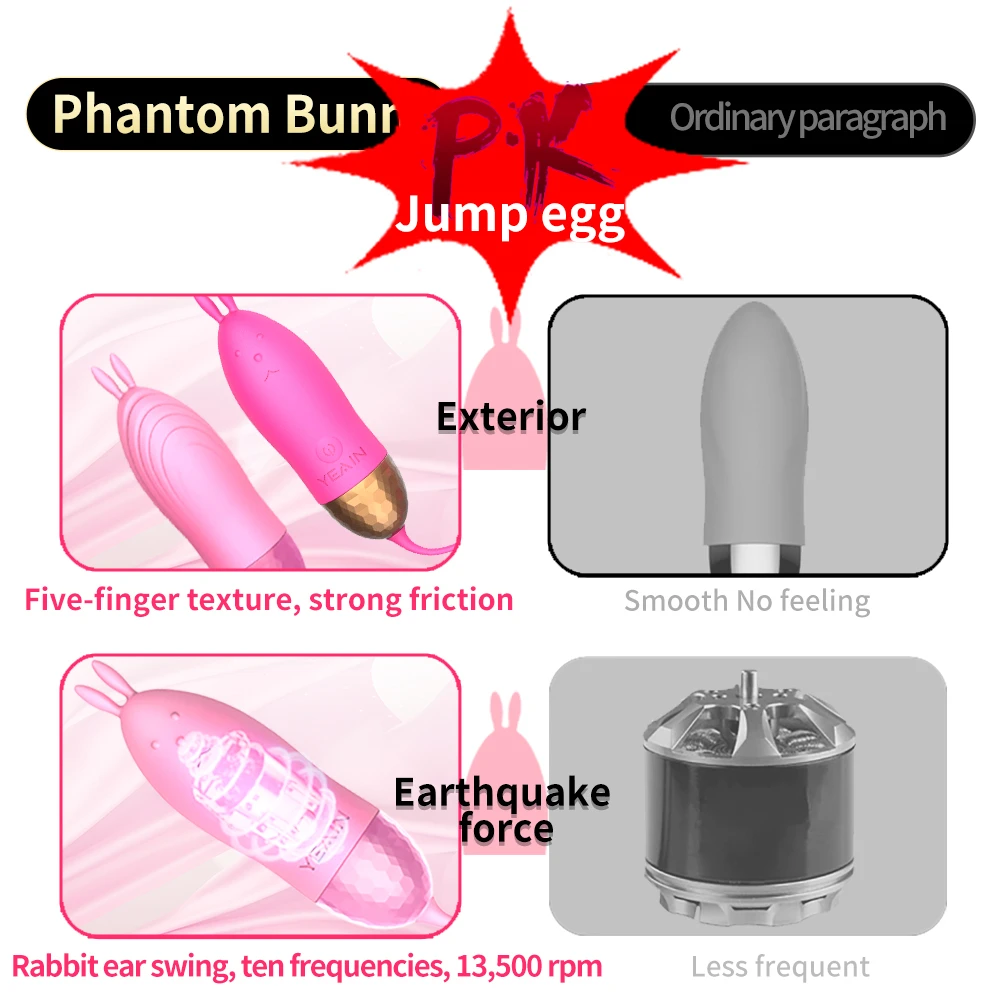 Leistungsstarker Kugelvibrator, Klitorisvibrator mit 10 Modi, tragbarer Mini-Taschenstimulator, G-Punkt-Klitoris_voghion.com