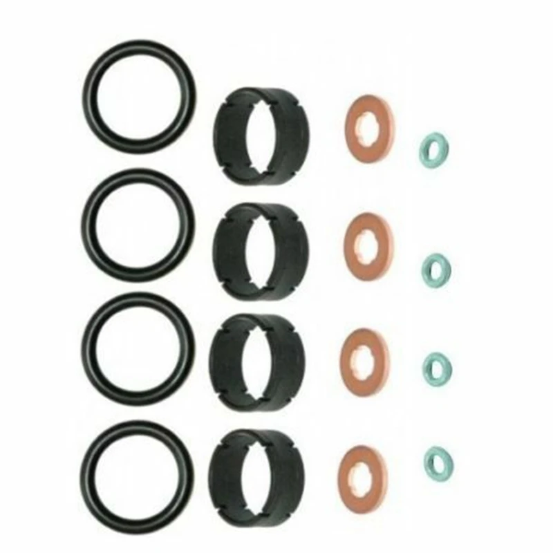 Washer Nrpfell Car Gasket for Fiesta 1.4 TDCi Duratorq Fuel Injector Seal Oring Set 1204698 