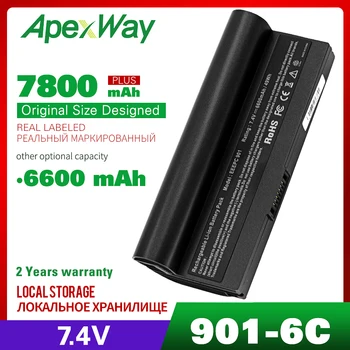 

6600mAh 7.4V laptop battery for ASUS 870AAQ159571 AL23-901 AL24-1000 AP23-901 904HD 1000H 1000HA 1000HD 1000HE 1000HG 901