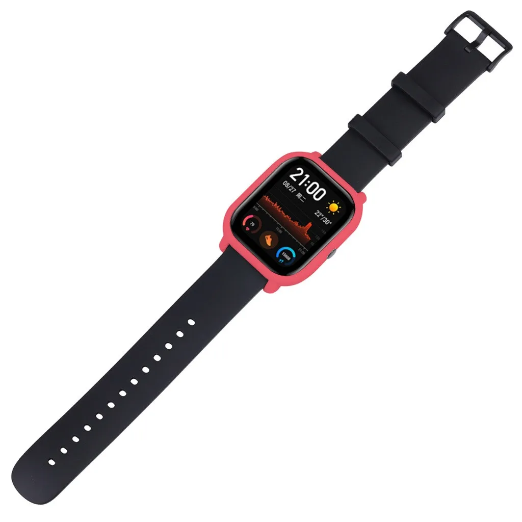 Чехол для Xiaomi Huami Amazfit GTS Smart Watch TPU силиконовый защитный чехол сменная пленка Защитная крышка 19Sep